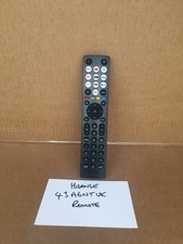 HISENSE ORIGINAL   GENUINE  TV REMOTE CONTROL  FOR 43A6NTUK FREE POSTAGE 