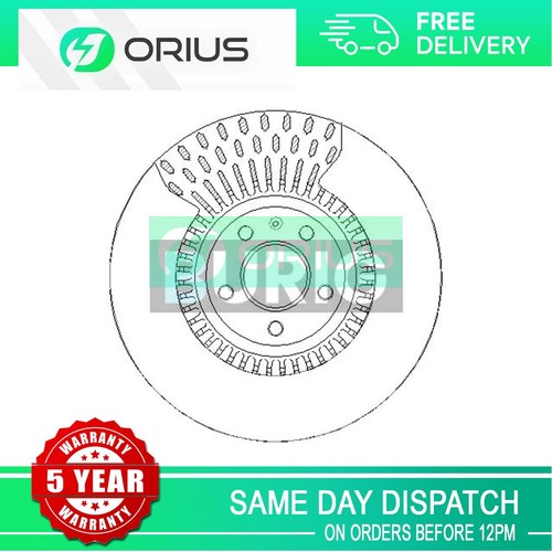 Brake disc front orius fits - brake,