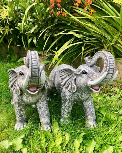 Large resin silver grey - resin, silver/grey