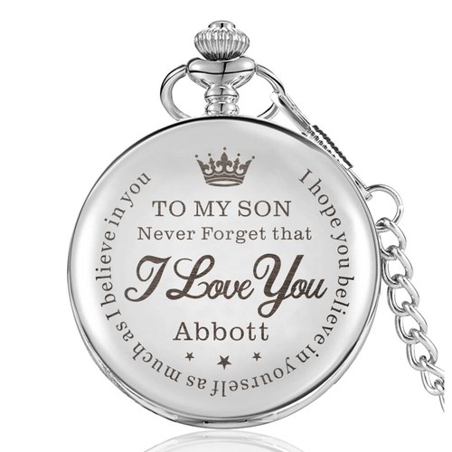 Personalised pocket watch - personalised,