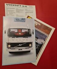 Volvo F7 Original Sales Brochure, Spec Sheet & Commercial Motor , UK, 1978