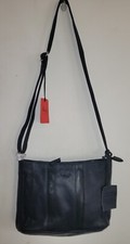 Gigi Navy Shoulder Bag Leather