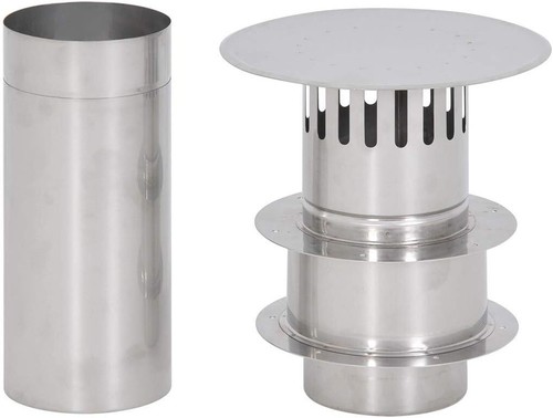 Stainless steel evacuation set - stainless,