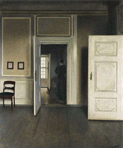 Vilhelm hammershoi interior - vilhelm,