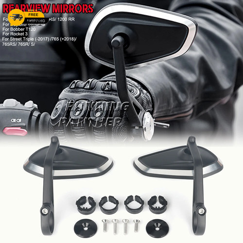 Bar end mirrors for triumph - bar,