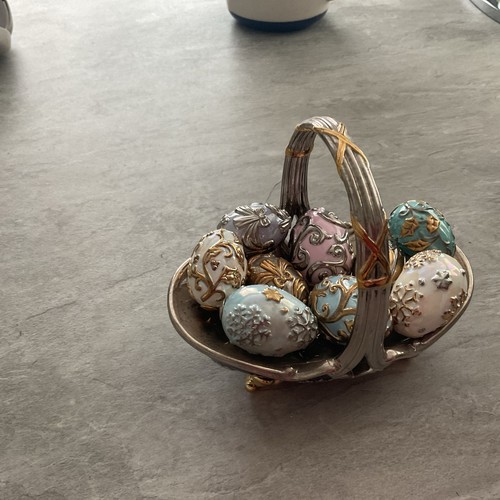House faberge winter egg - house,