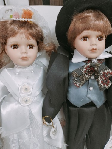 Regency porcelain dolls groom - porcelain,