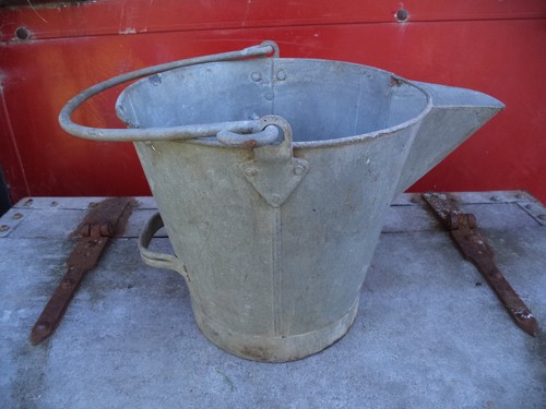 Vintage bucket with spout - vintage,