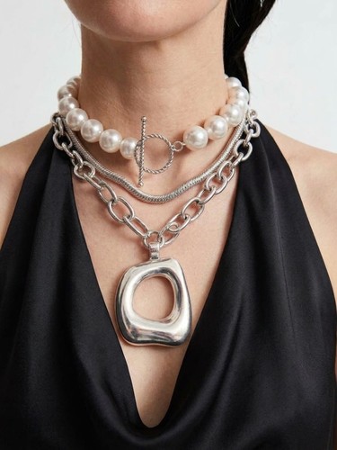 Medium silver statement - medium,