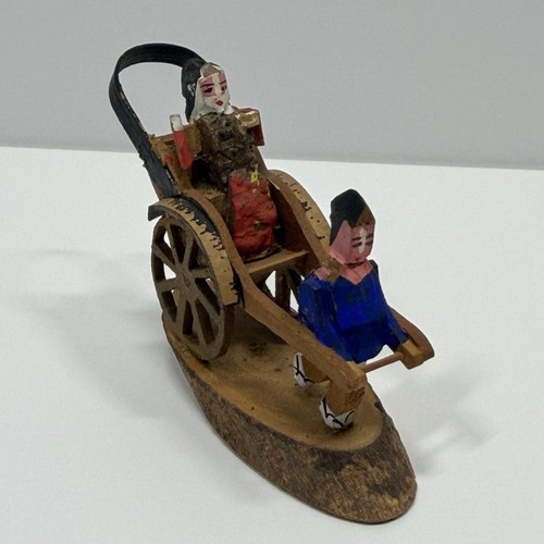 Vintage 1957 hand carved wood - vintage,