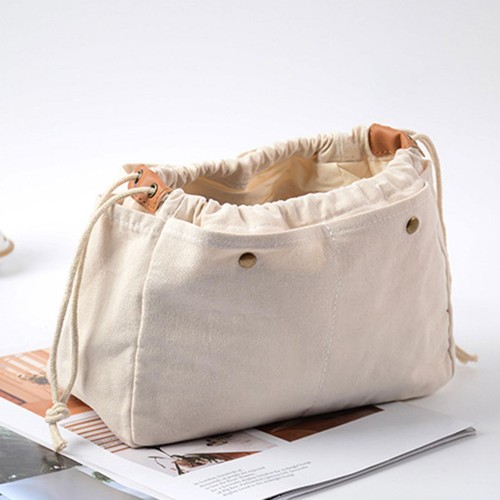 Canvas bag organizer handbag - canvas,