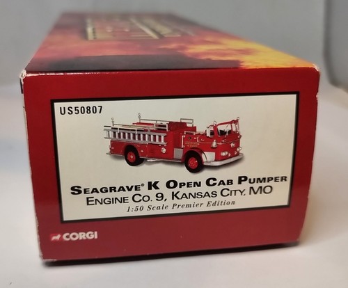 Corgi seagrave open cab fire - seagrave,