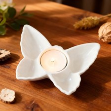 White Ceramic Butterfly