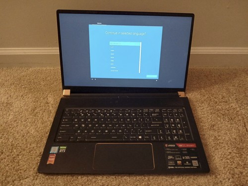 Msi gs75 9750h nvidia - msi,