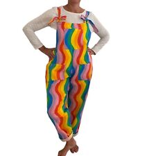 ‼️SALE SALE SALE ‼️? Unisex Pride Rainbow Waves Organic Cotton Dungaree?