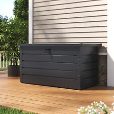 Extra Large Outdoor Storage Box Metal Chest Cushion Shed Garden Patio Container