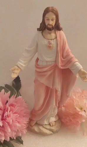 Sacred heart jesus statue - sacred,