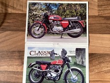 NORTON P11 RANGER BSA ROCKET 3 POST CARDS MOTORCYCLE ARTICLE.