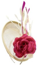 Disc Saucer Sinamay Fascinator