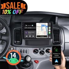 For Vauxhall Vivaro A 2010-14 Car Stereo Android 14 2+32GB CarPlay Radio Sat Nav