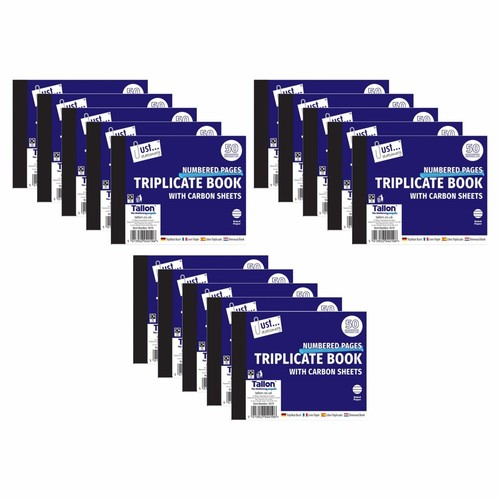 Triplicate receipt book - x,