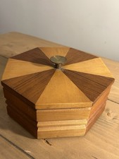 Vintage Octagonal Wooden