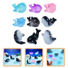 9 Pcs Mini Dolphin Figure