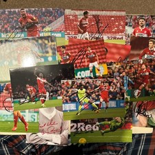 15 Signed Photos By Past And Present Middlesbrough Players
