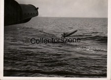 WW2 1940 Torpedo Launched from royal Navy Ship original Photo 4x 3 Inch