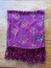 Tootal Paisley Scarf Burgundy