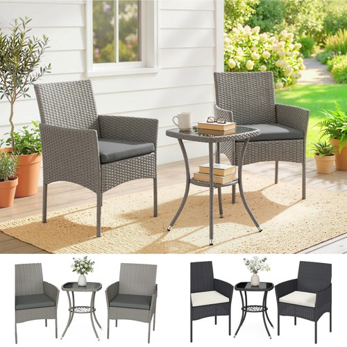 Piece rattan bistro set - set,, pe