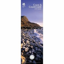 National Trust, Coast & Countryside 2026 Slim Wall Calendar NEW
