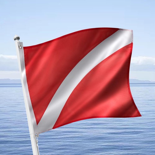 Dive flag 24 and - flag, 20"