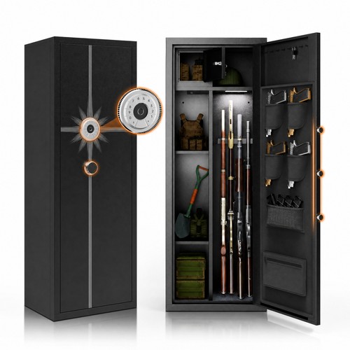 Large biometric gun safe - large,