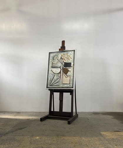 French antique artist easel - artist,