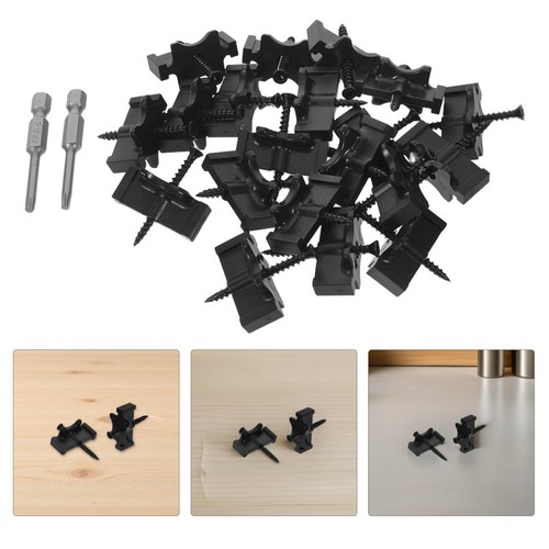Plastic wood floor - plastic, clamp