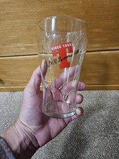 Rare Tennents Lager Vintage Tennents Pint Glass Crown 