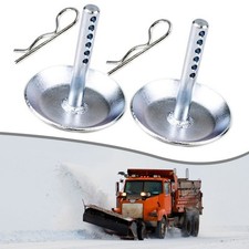 Two Pairs of Snow Plow Cleats with Adjustable Lock System for Versatility