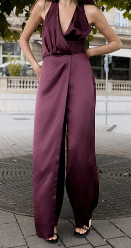 Zara satin halter neck - halter,