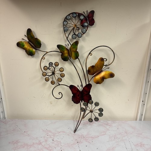 Large metal butterfly design - metal,