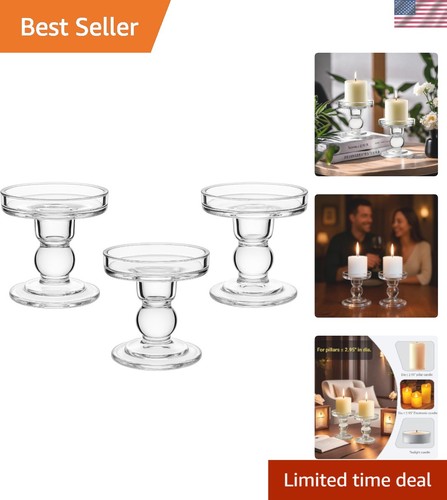 Glass candle holders for - candle,