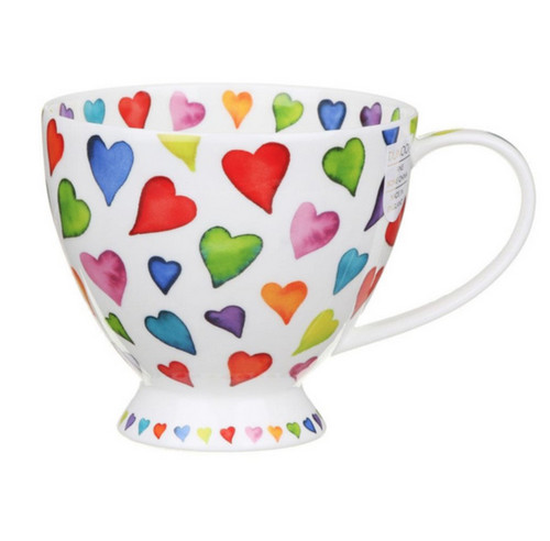 Dunoon skye warm - hearts, mug