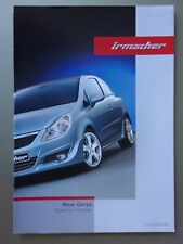 IRMSCHER VAUXHALL CORSA orig 2007 UK Mkt Sales Brochure