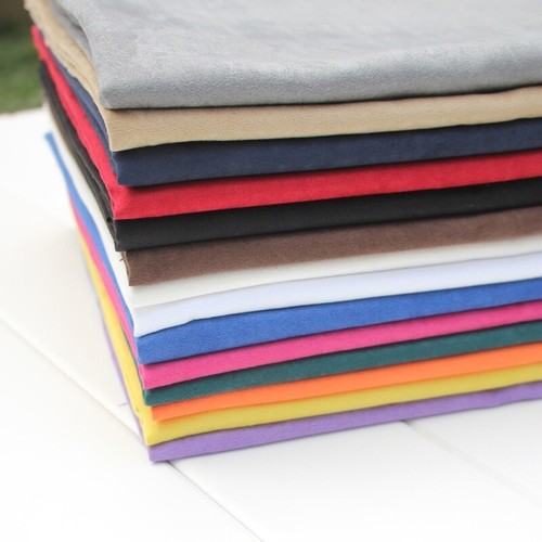 Faux suede fabric suedette - faux,