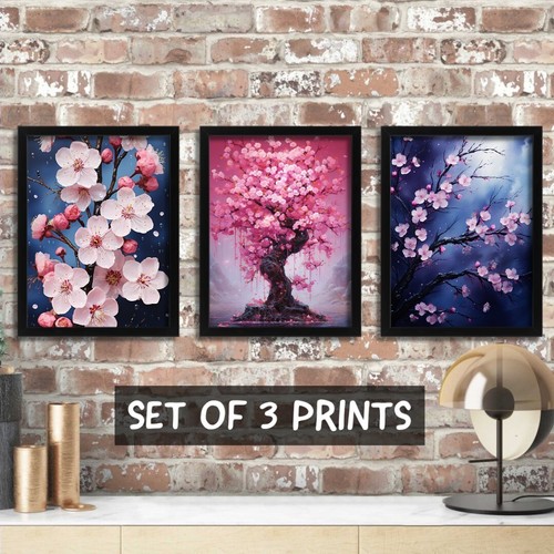 Cherry blossom trees wall - trees, art