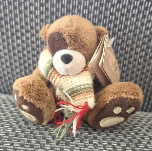 Teddy bigfoot mini with scarf - teddy,