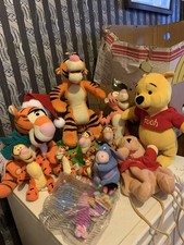 Xmas Gift Disney Winnie Pooh&Small  Backpack Eeyore/Piglet 8,Tiggers 2,Untested 