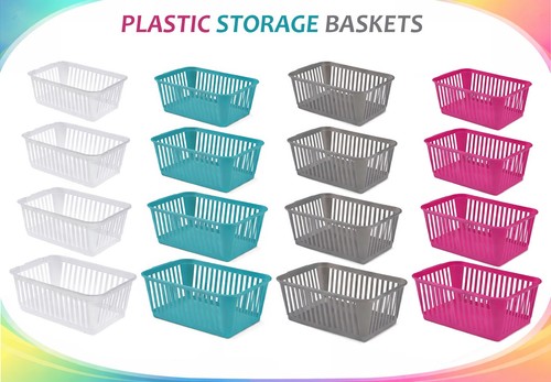 Plastic storage basket - storage,