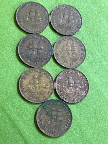 South african pennies - south,