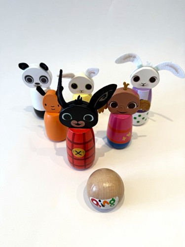 Bing wooden bowling skittles - bowling,